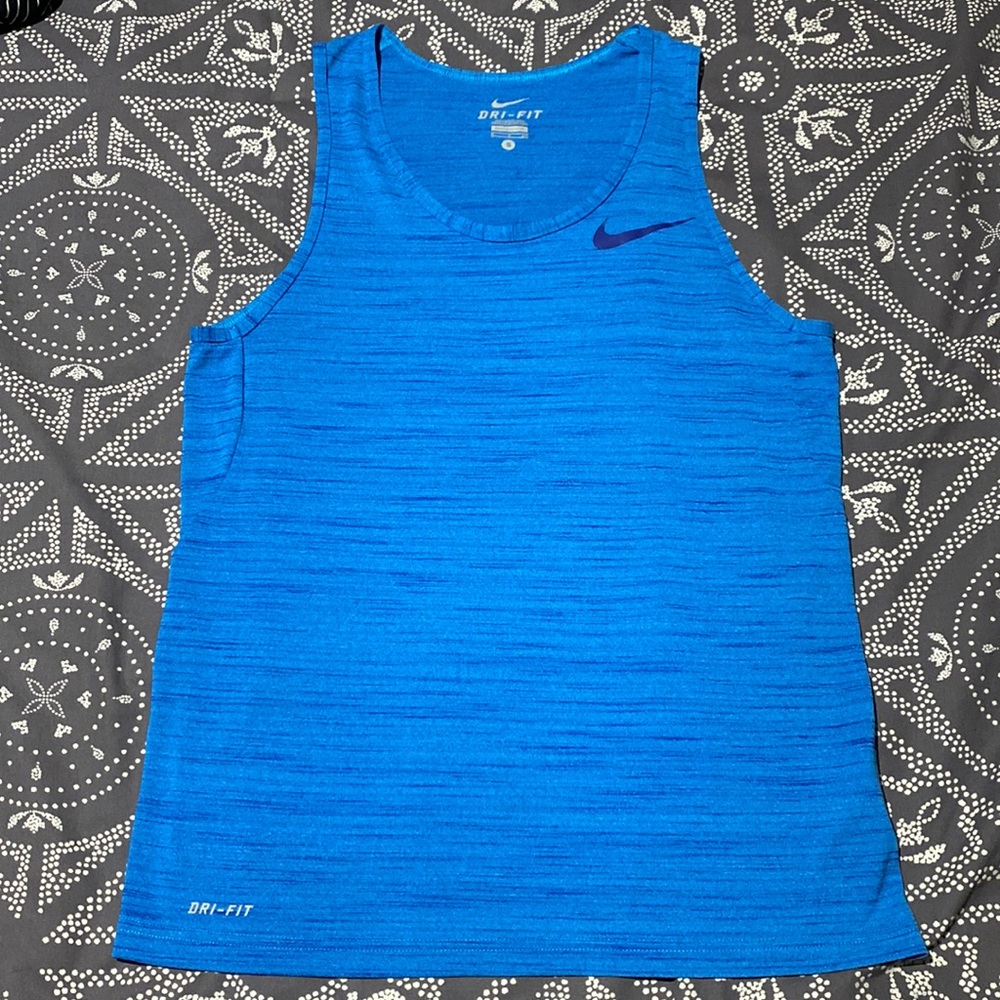 NIKE Mens Size S Tank Top In Great Cond BLUE - Picture 1 of 5